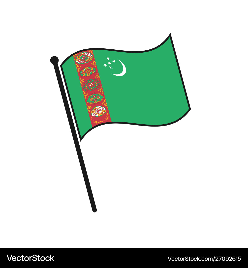 Simple flag isolated Vector Image