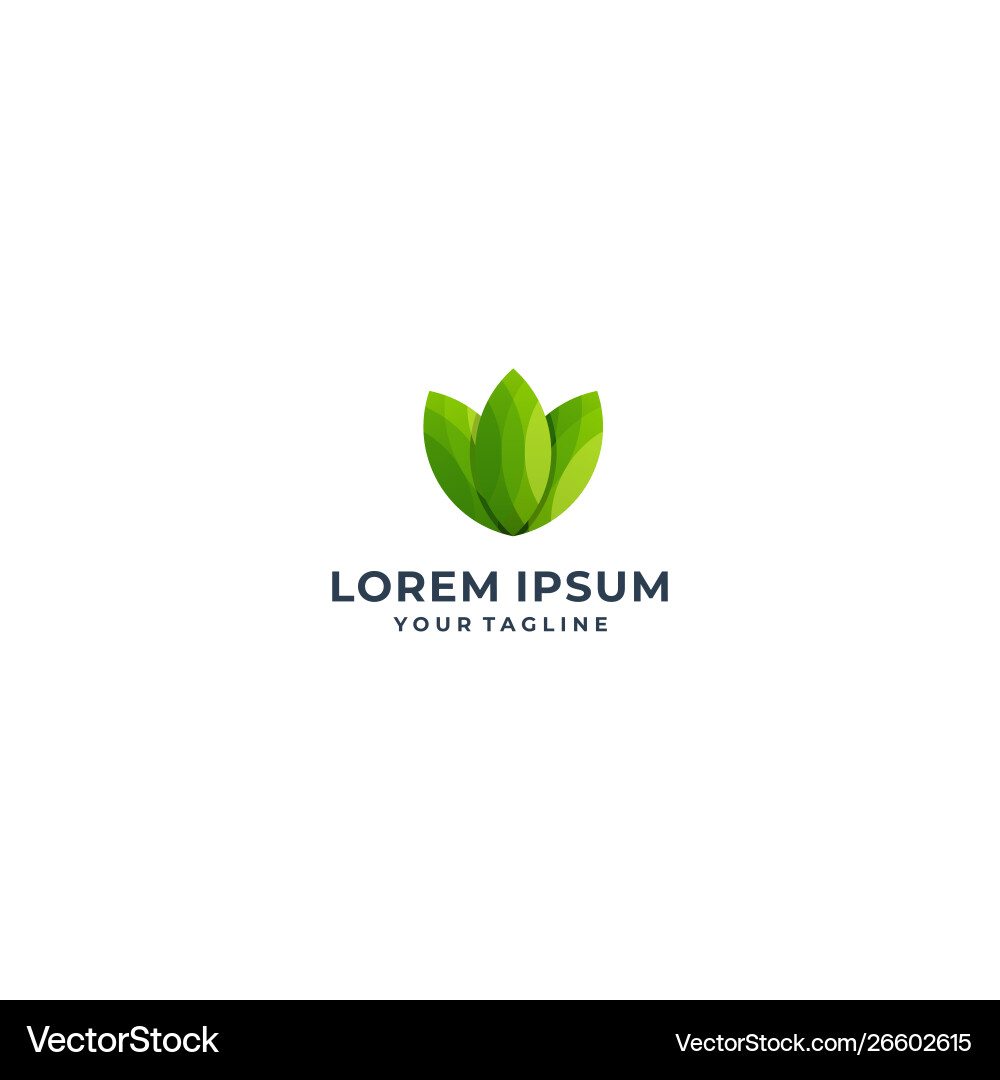 Tree design green color template Tree design green color template vector image