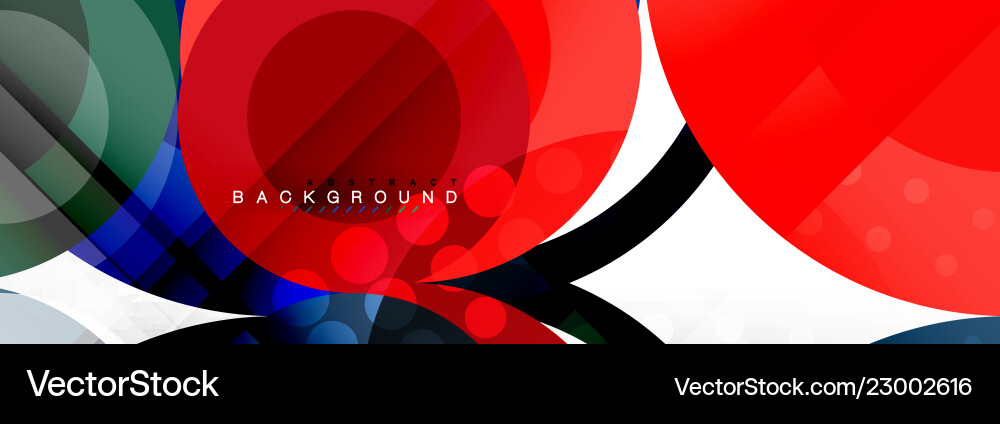 Circle composition abstract background Circle composition abstract background vector image