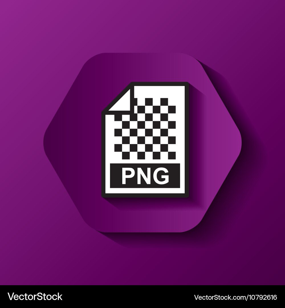 File format button icon vector image