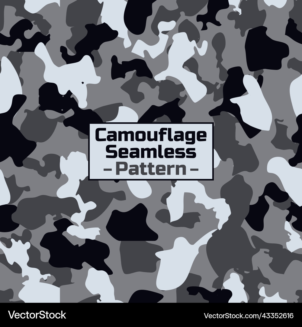 Full seamless army camouflage pattern Full seamless army camouflage pattern vector image