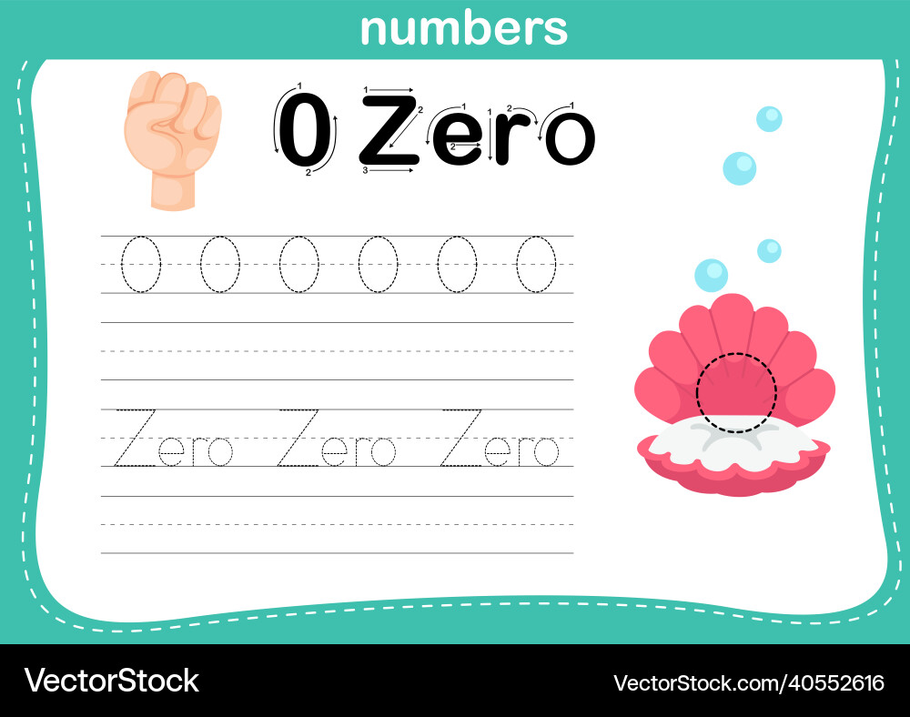 Hand countfinger and numbernumber exercise Hand countfinger and numbernumber exercise vector image