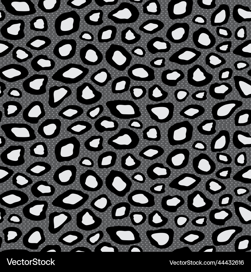 Leopard Spot Seamless Pattern vector image