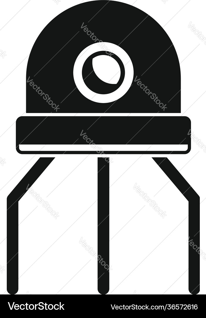 Nanotechnology artificial robot icon simple style Nanotechnology artificial robot icon simple style vector image