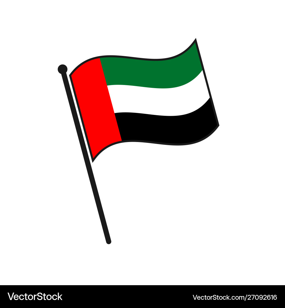 Simple flag isolated Simple flag isolated vector image