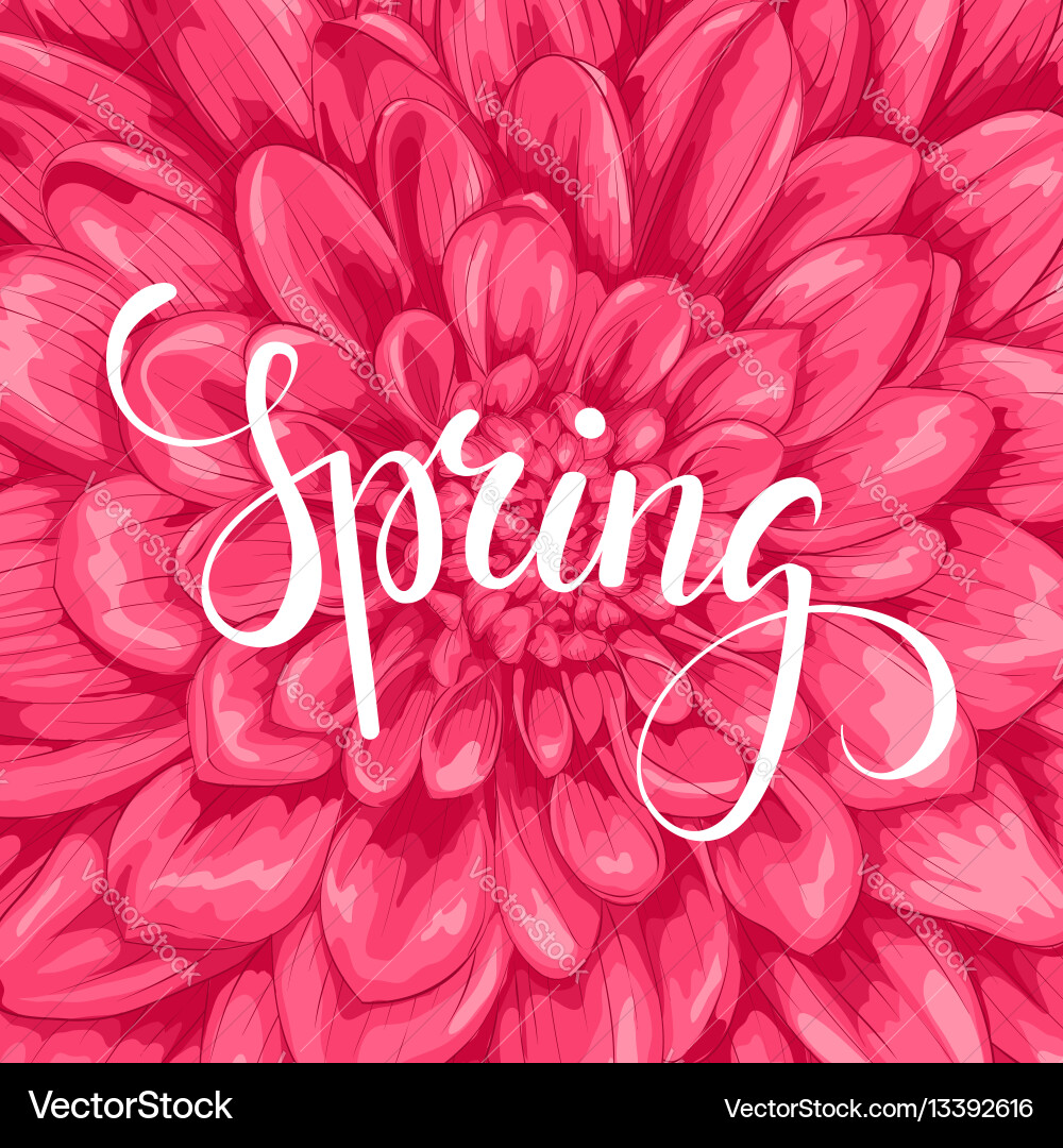 Springtime Font Writing Vector Images (over 100)