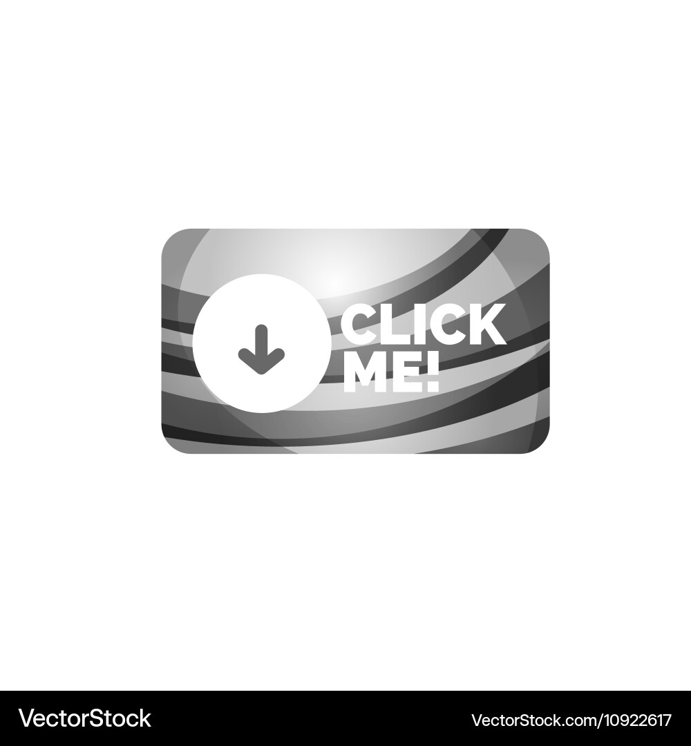Abstract rectangle button template vector image