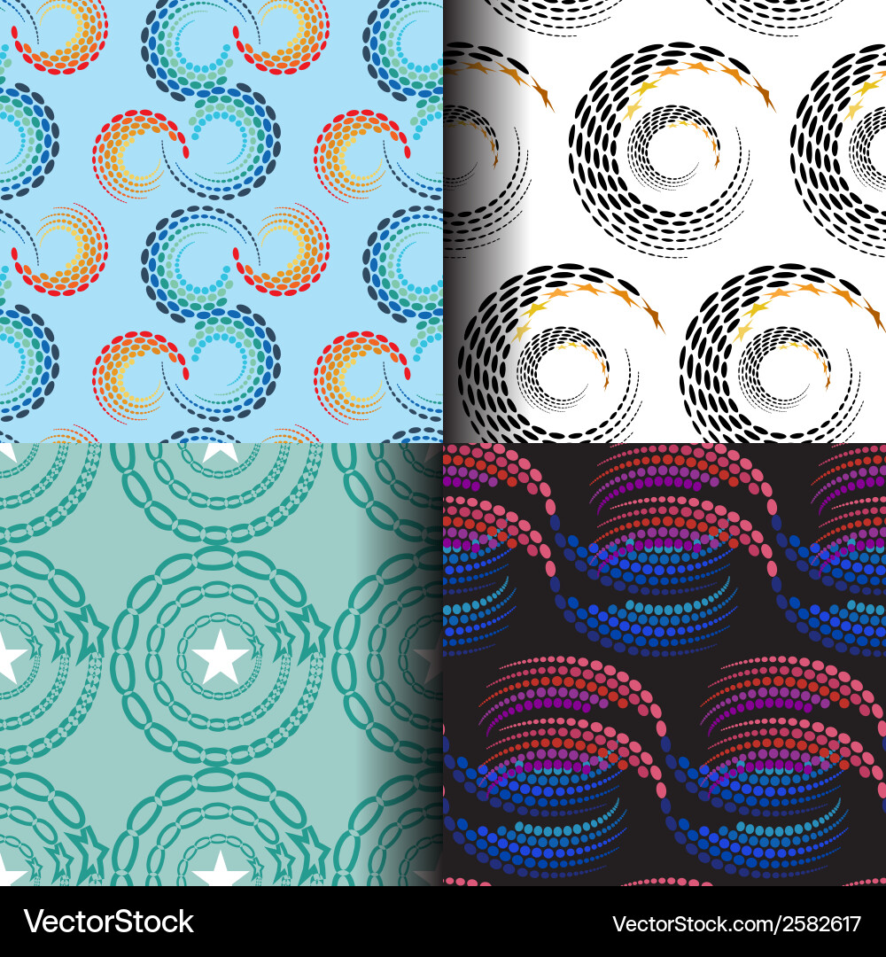 Abstract seamless pattern background vector image