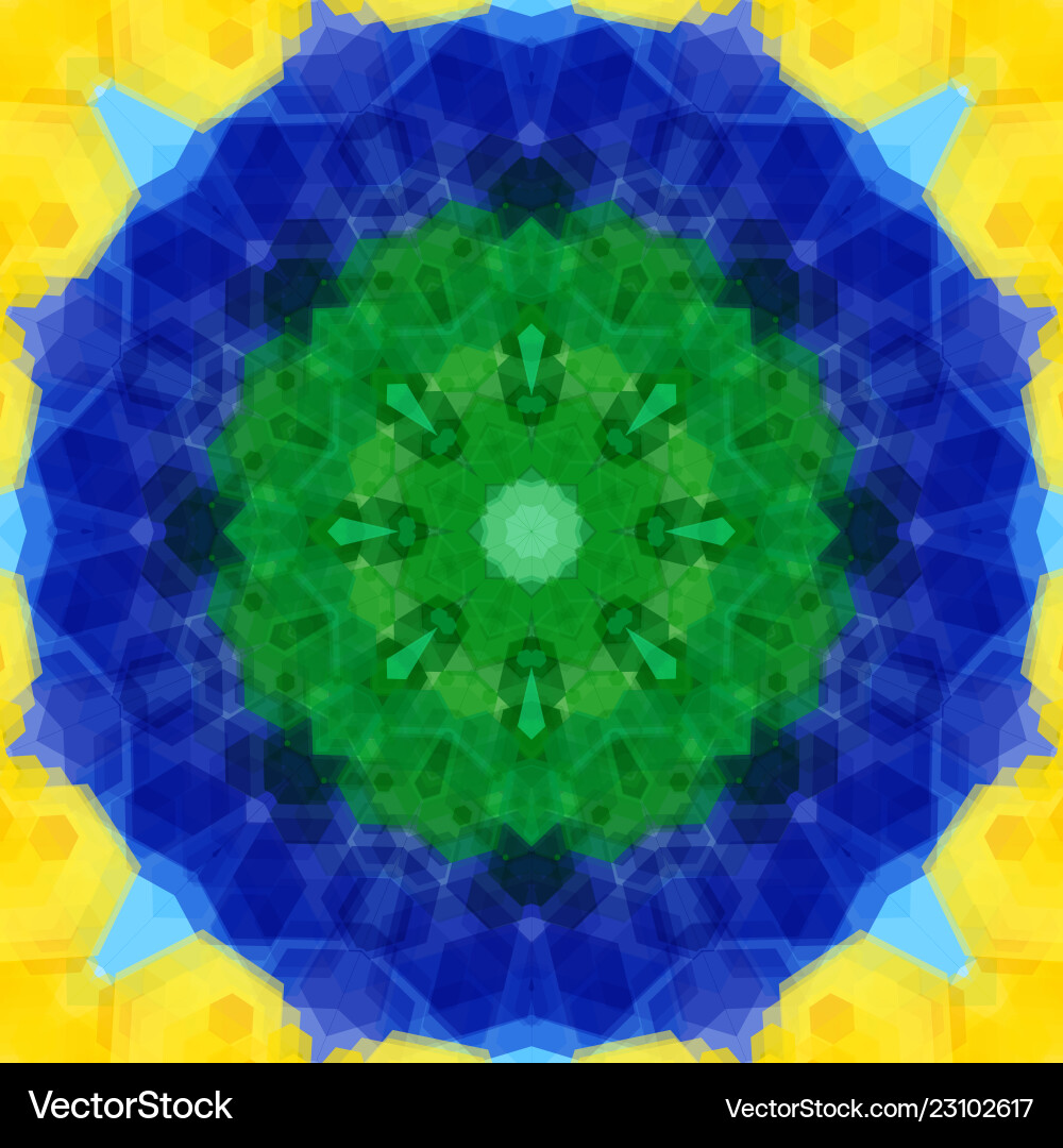 Circle pattern made of hexagonal shapes with 3d Circle pattern made of hexagonal shapes with 3d vector image