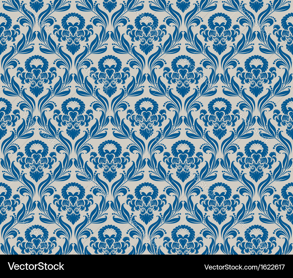 Elegant Damask Pattern vector image