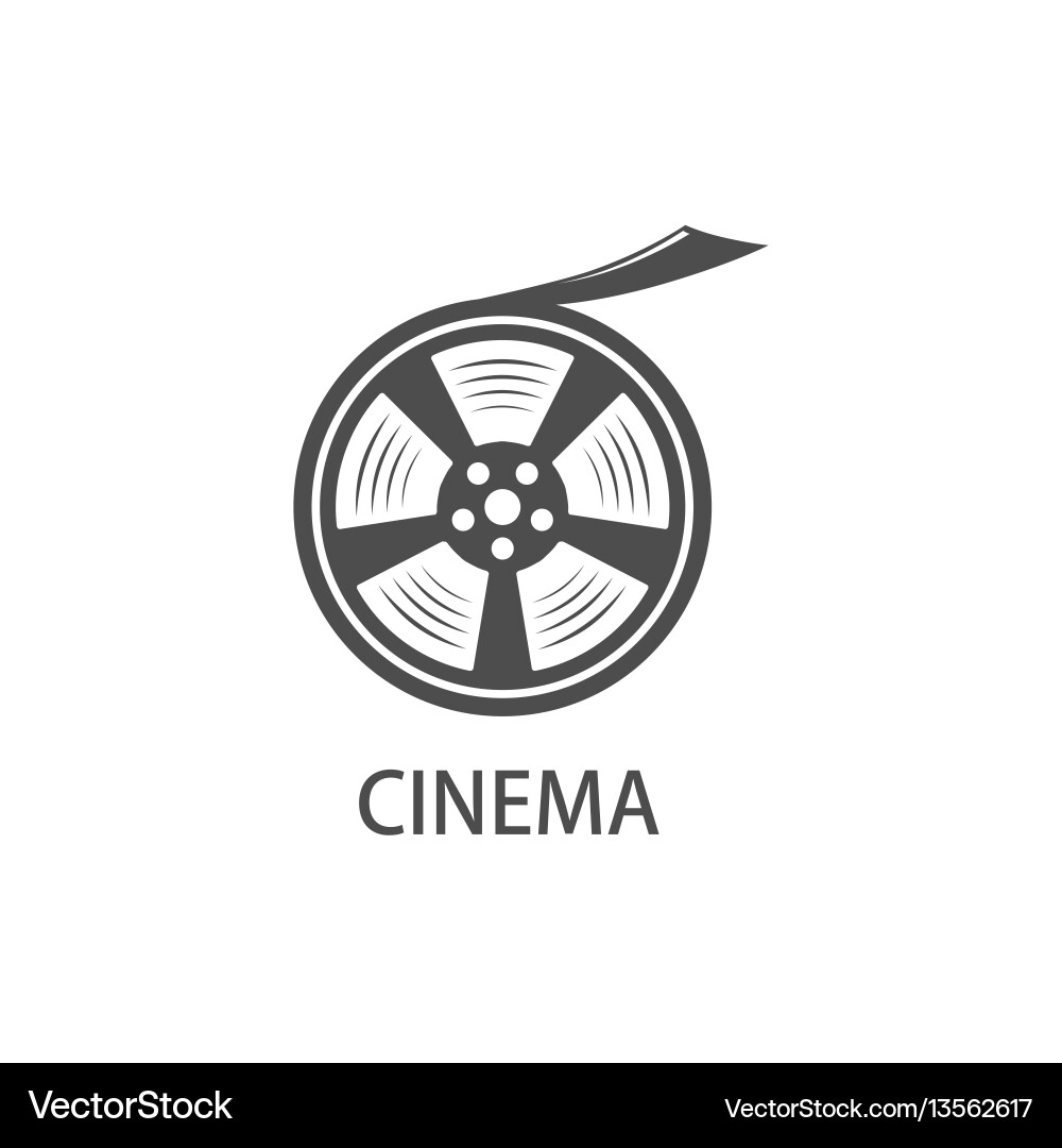 Film reel icon vector image