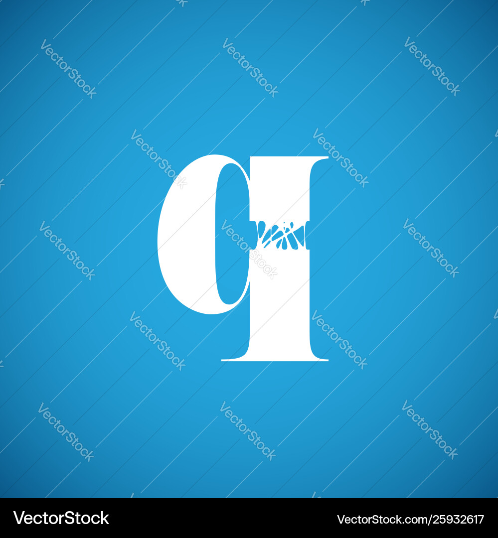 Flexy character from a typeset Vector Image