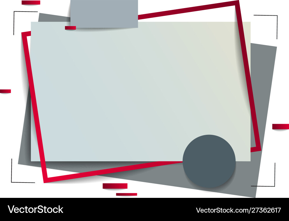 Frame with copy space for text design template Frame with copy space for text design template vector image