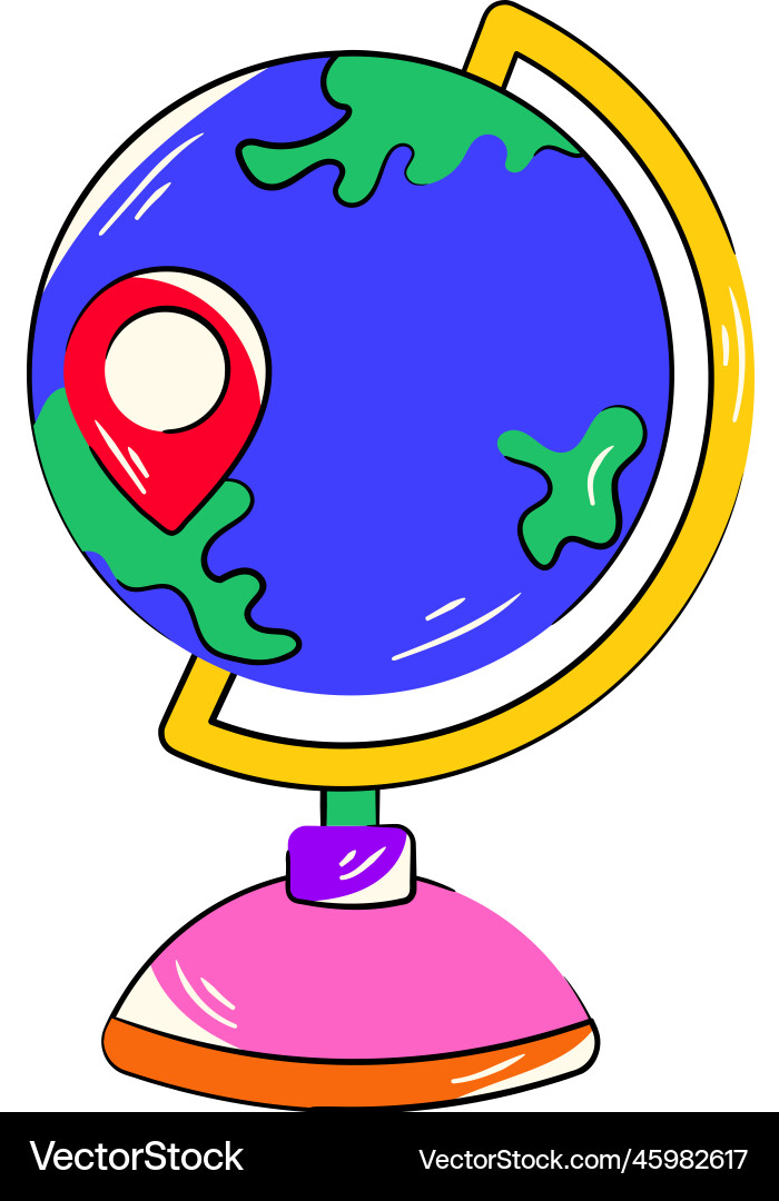 Geolocation vector image