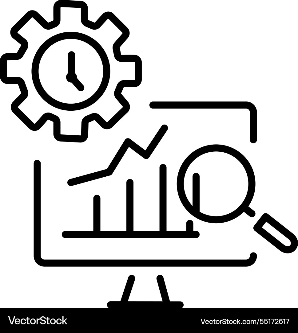 Instant monitoring Vector Image