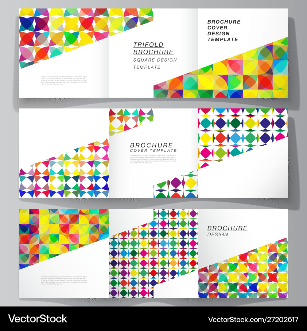 Minimal layout square format covers Minimal layout square format covers vector image