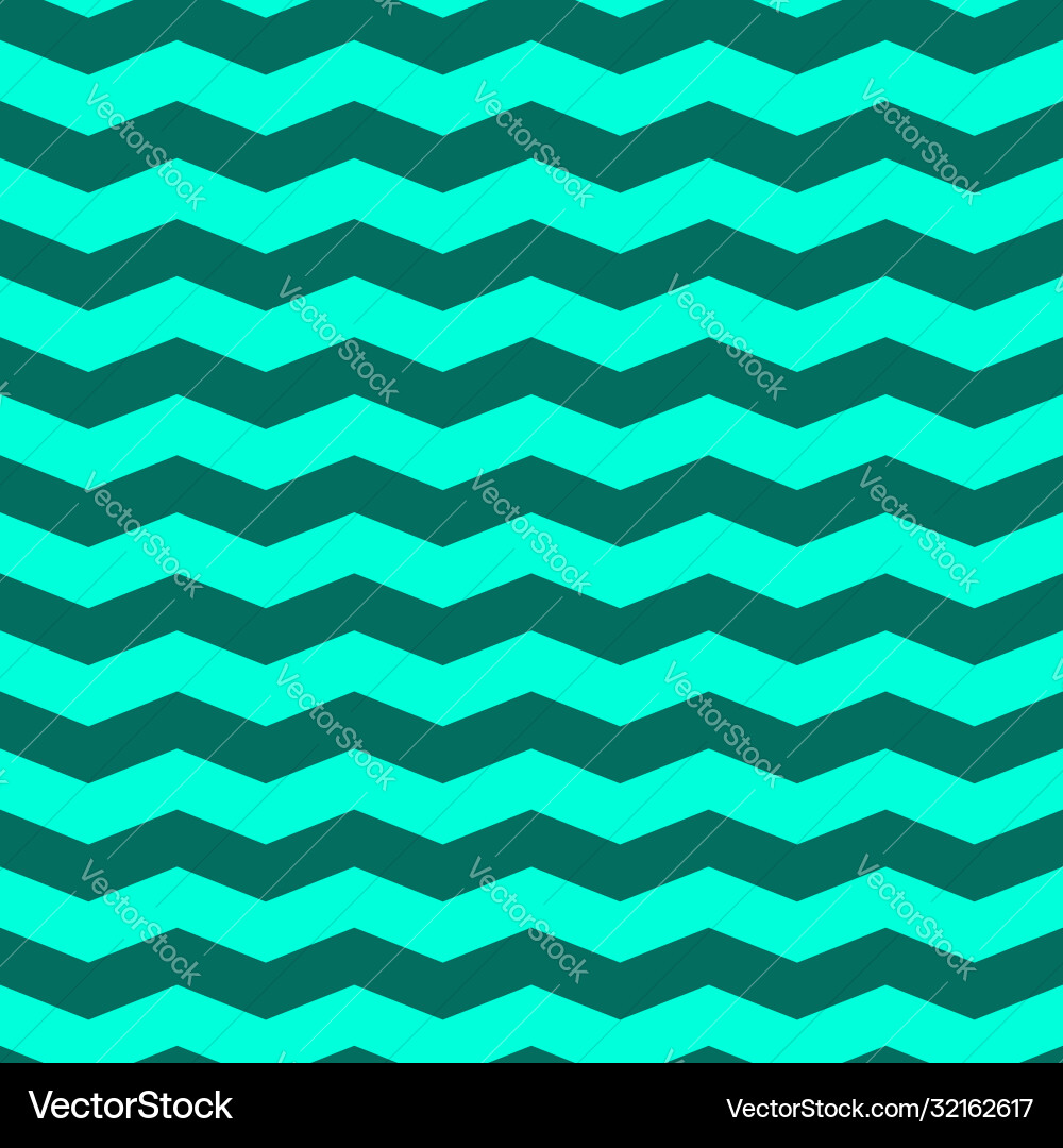 Zig zag lines seamless pattern in azure color Zig zag lines seamless pattern in azure color vector image