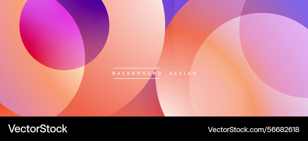 Abstract colorful circles overlap creating Abstract colorful circles overlap creating vector image