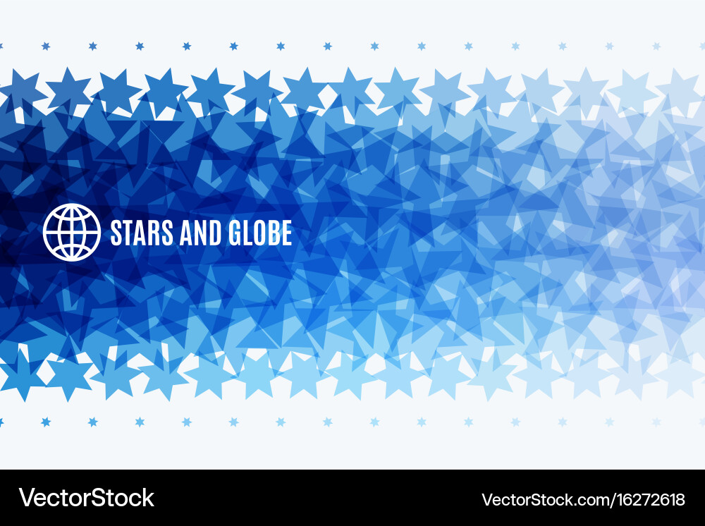 Abstract design elements with stars for fun vector image