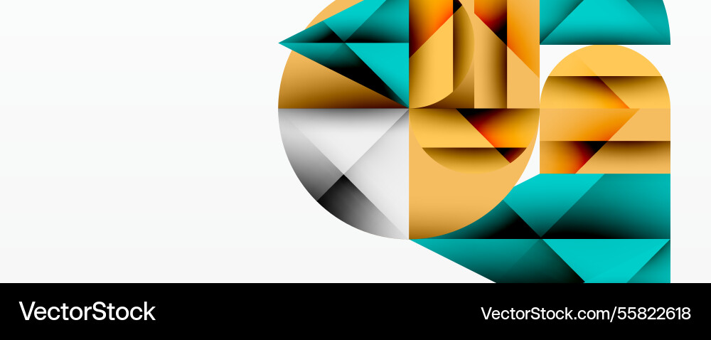 Abstract geometric design with intersecting Abstract geometric design with intersecting Vector Image