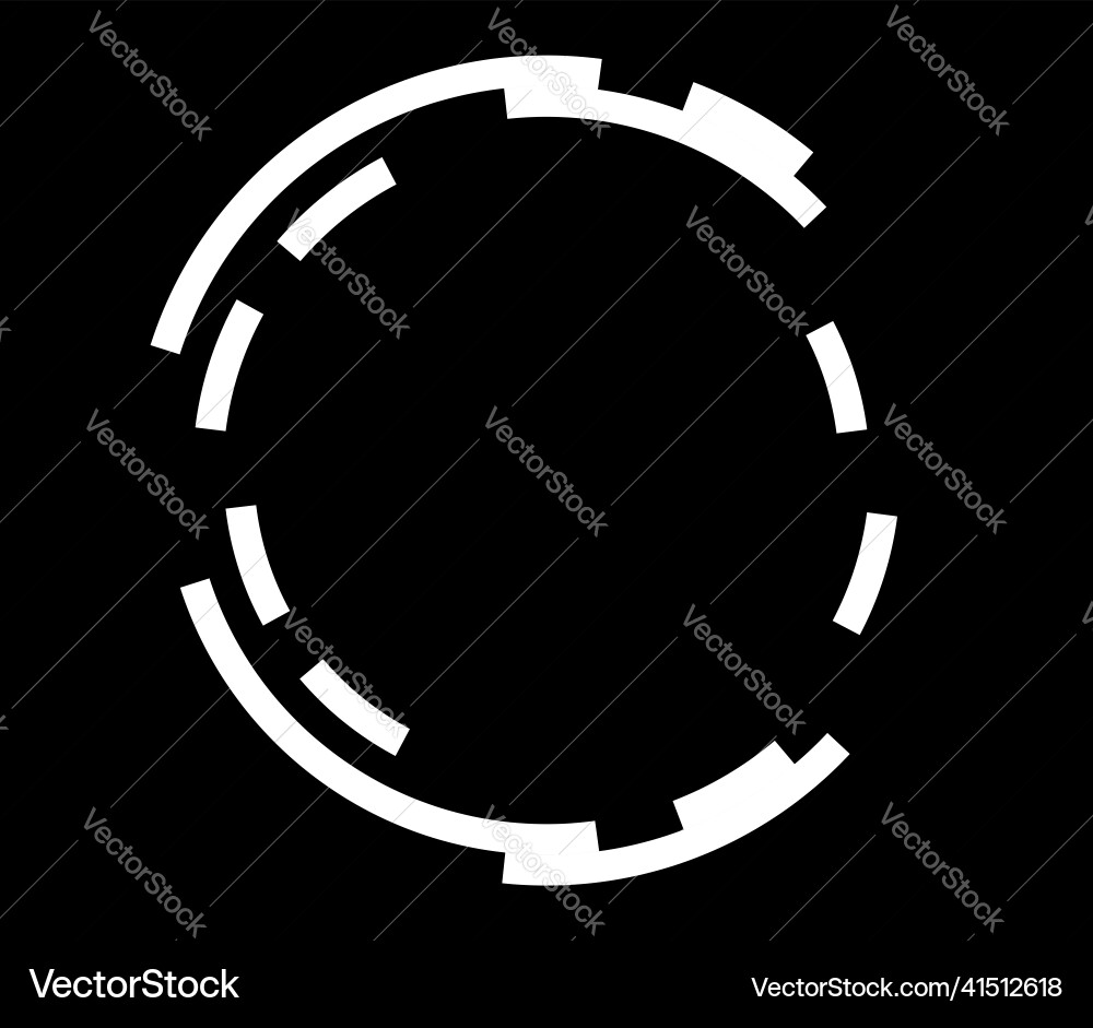 Abstract gui ui geometric circle element Abstract gui ui geometric circle element vector image