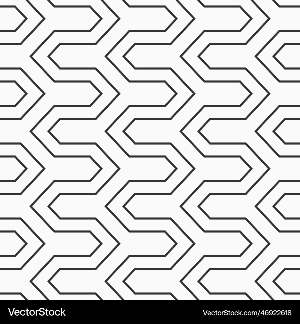 Abstract seamless pattern hexagonal zigzag Abstract seamless pattern hexagonal zigzag vector image
