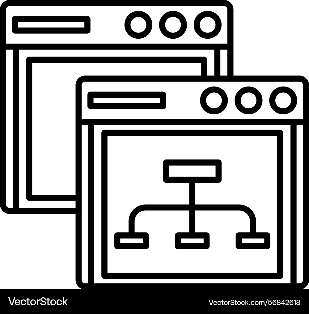 Algorithm icon vector image
