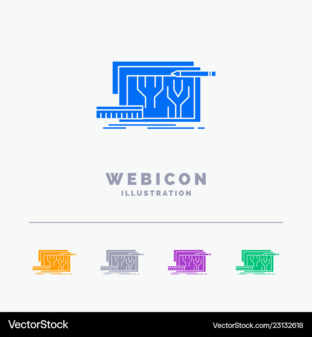 Architecture blueprint circuit design engineering Architecture blueprint circuit design engineering vector image