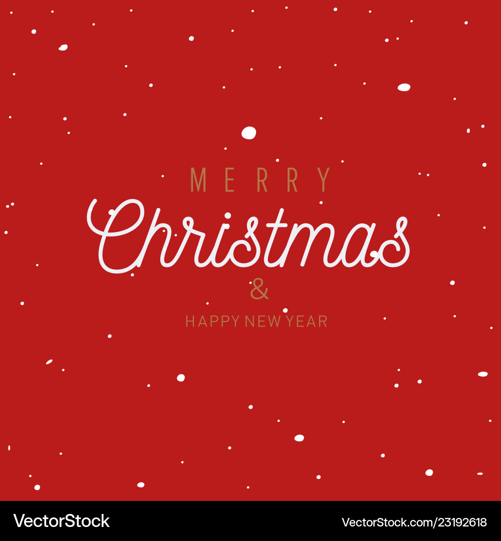 Christmas and new year festive concept with fallen Christmas and new year festive concept with fallen vector image
