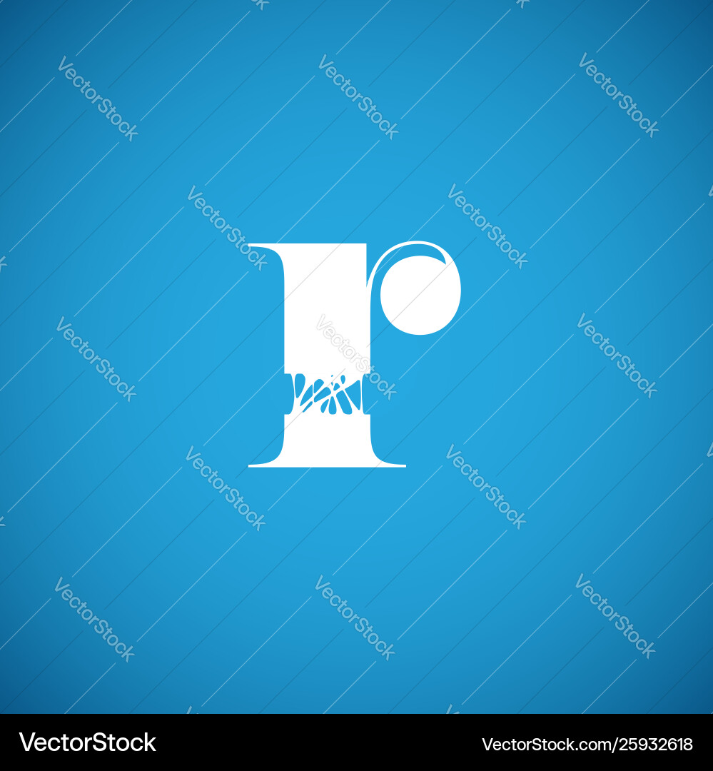 Flexy character from a typeset Vector Image