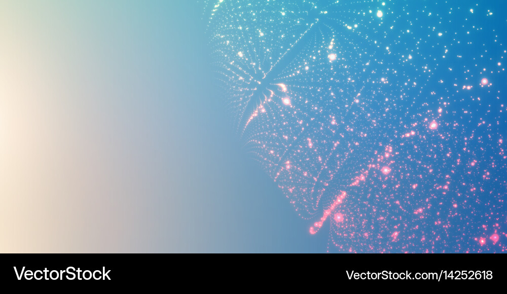 Infinite space background matrix vector image
