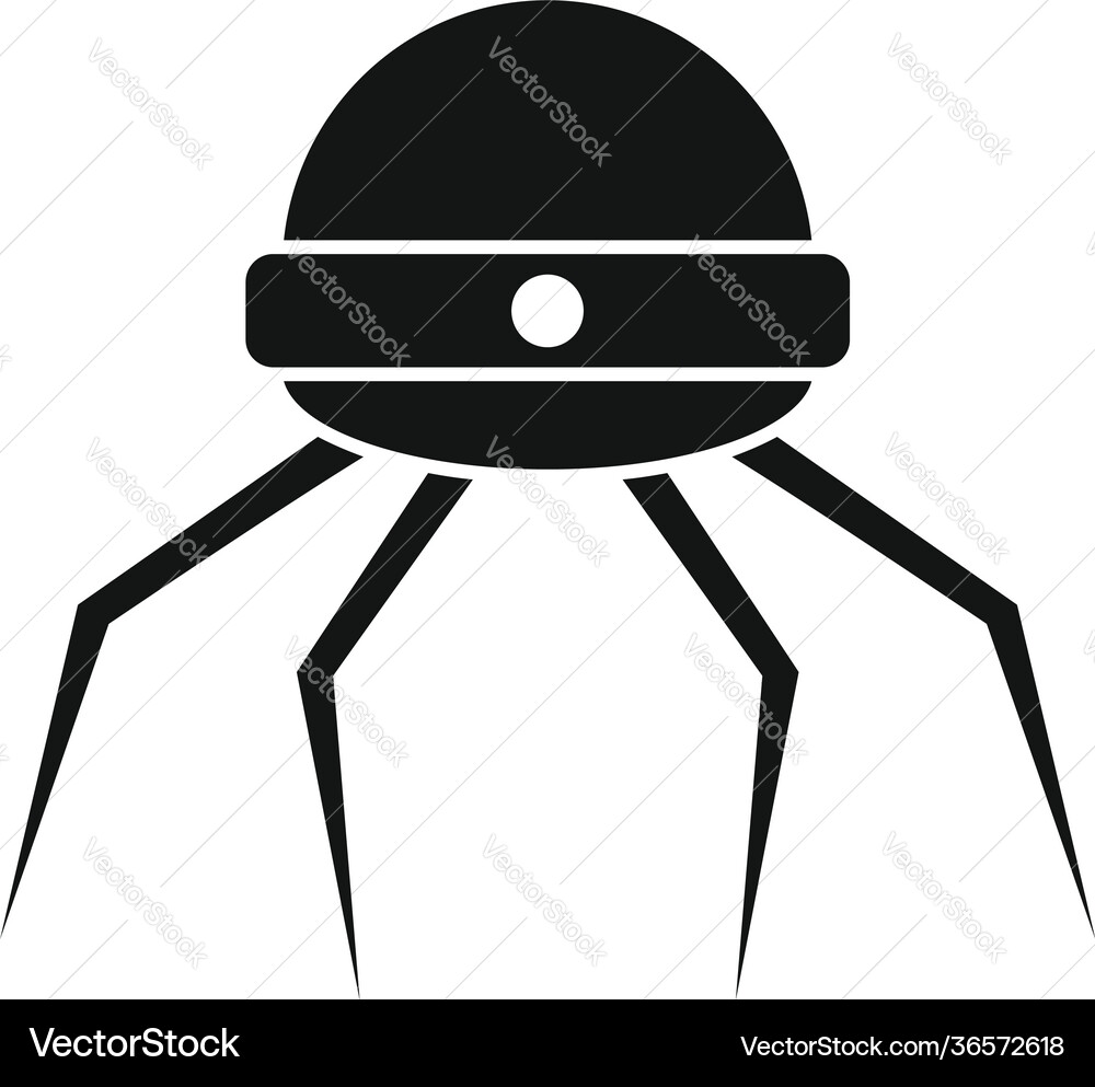 Nanotechnology microchip icon simple style vector image