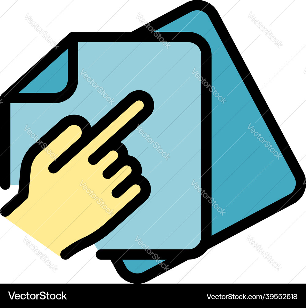 Refer restructuring icon color outline Refer restructuring icon color outline vector image
