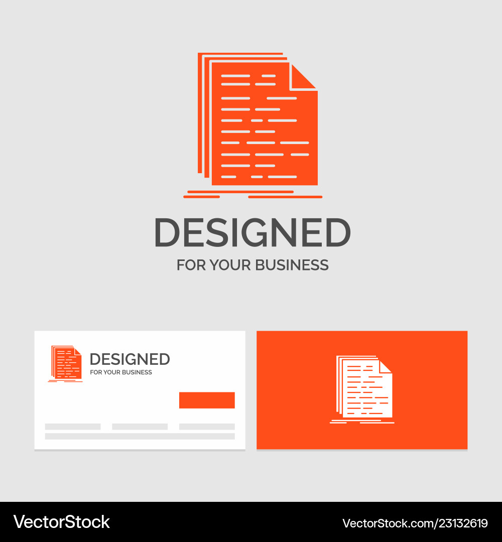 Business logo template for code coding doc Business logo template for code coding doc vector image