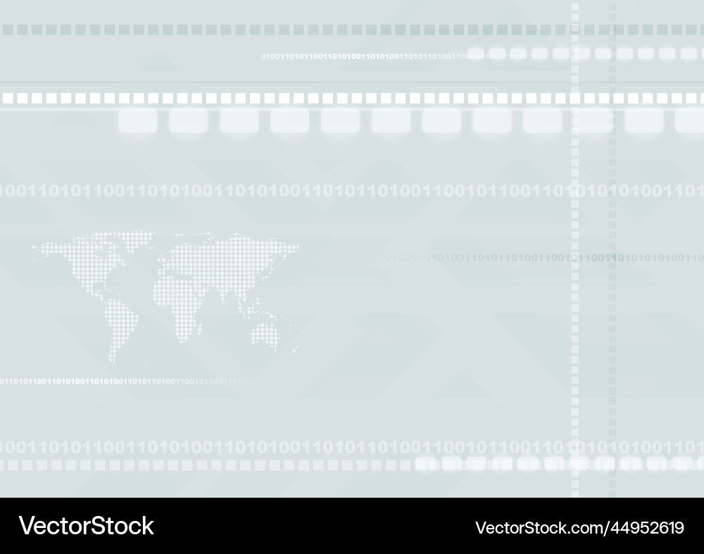 Light blue hi-tech futuristic background Vector Image