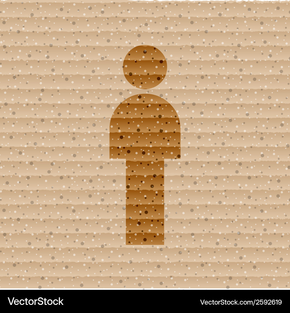 Man restroom flat modern web button and space Vector Image