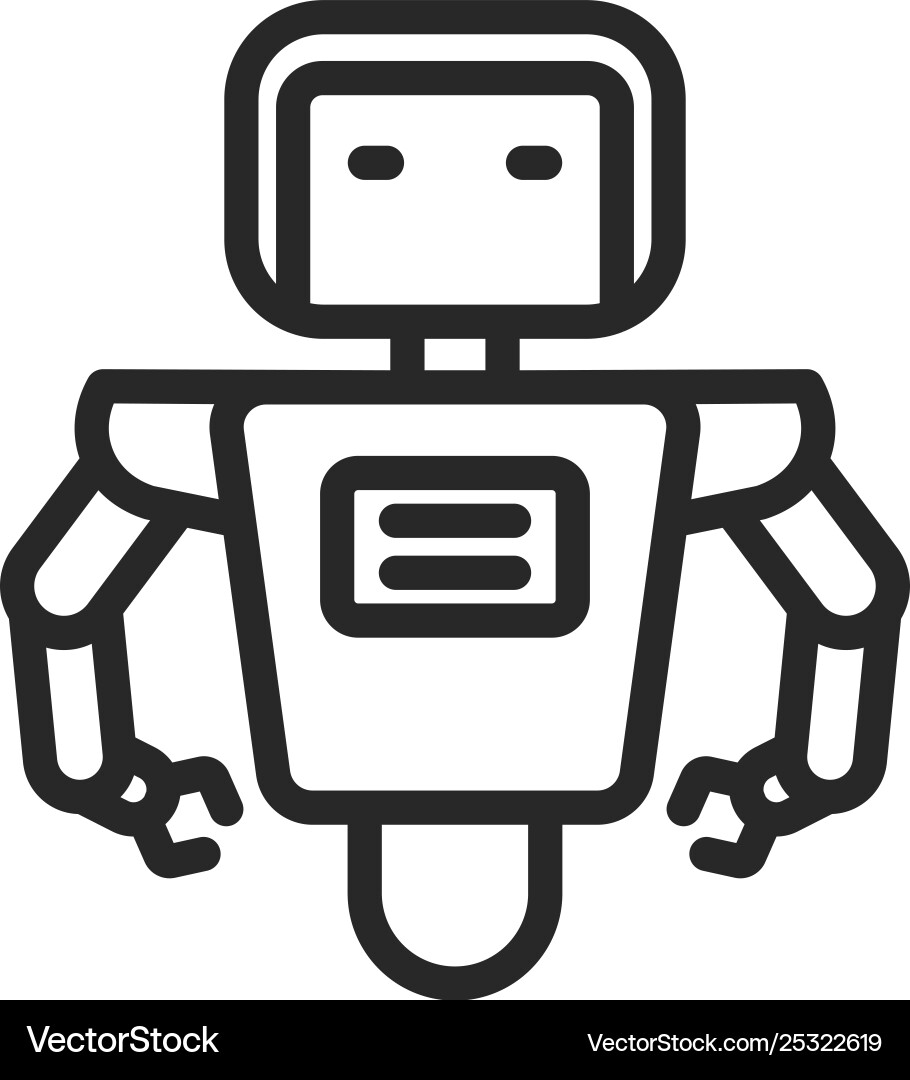 Robot icon Robot icon vector image