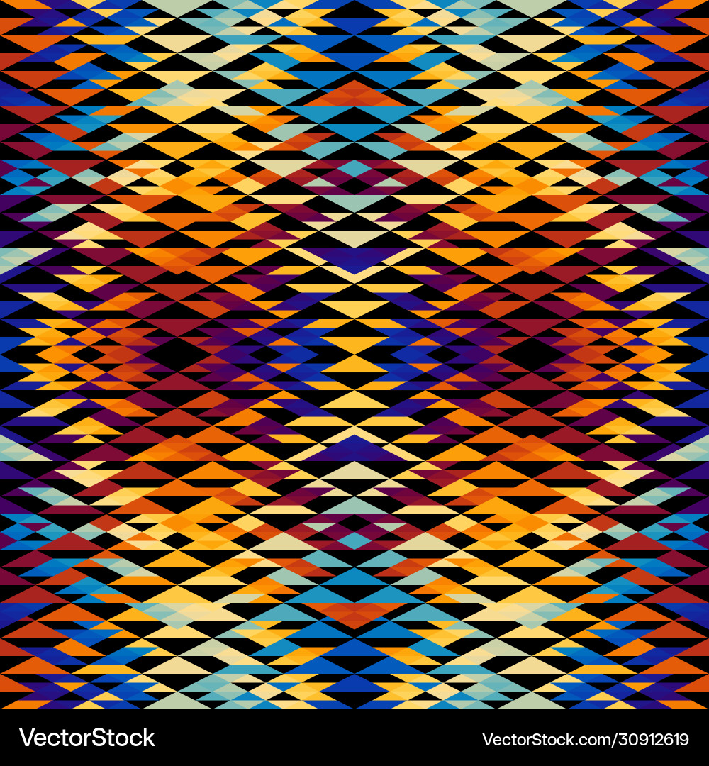 Seamless pattern background a triangles Vector Image