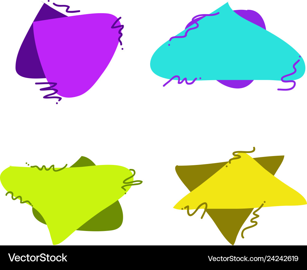 Text balloon set image Text balloon set image vector image
