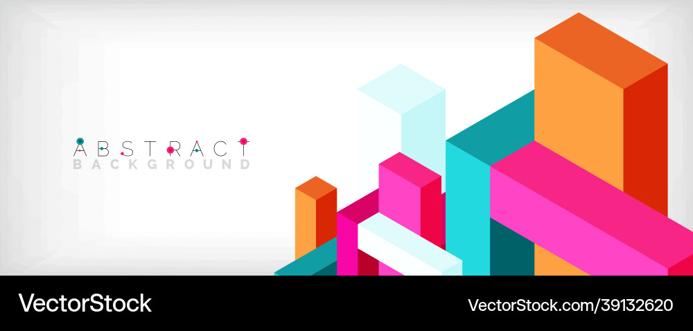 Abstract background 3d cubes cubic elements Abstract background 3d cubes cubic elements vector image