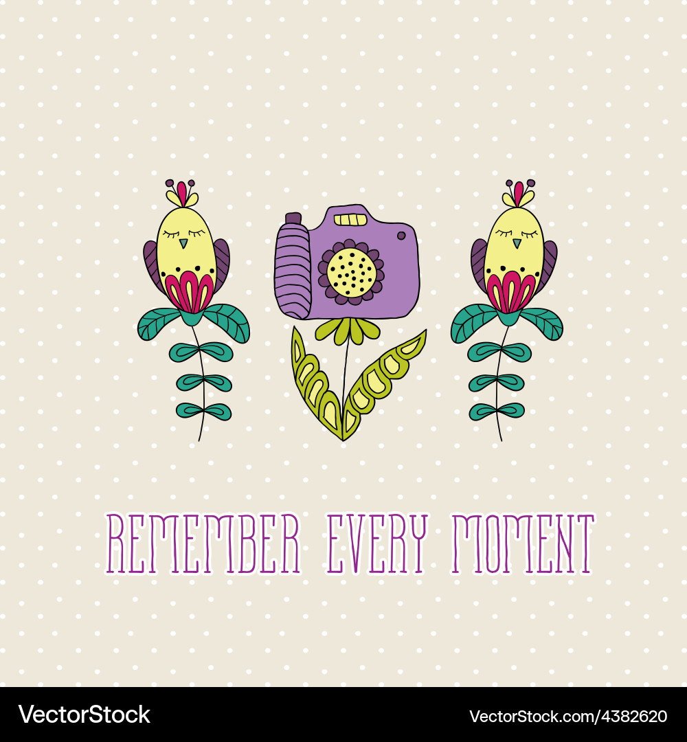 Background with motivational quotes remember Vector Image