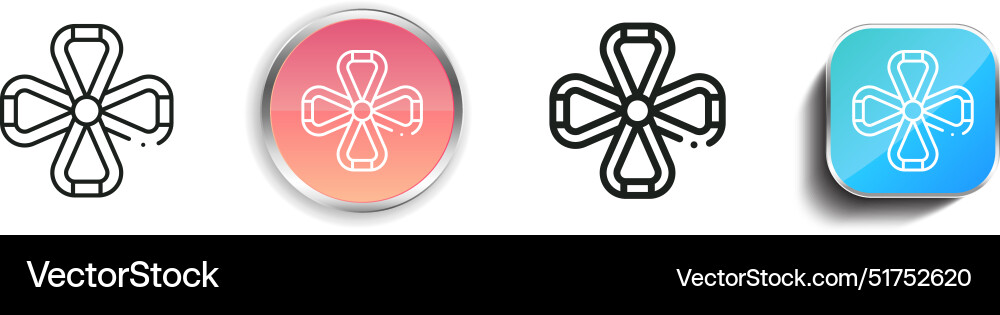 Band icon thin linear regular and button style Band icon thin linear regular and button style Vector Image