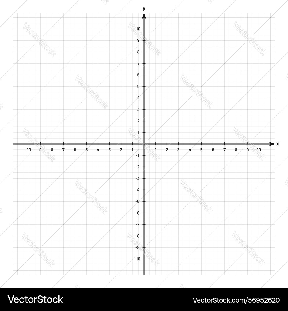 Cartesian coordinate system blank cartesian Cartesian coordinate system blank cartesian vector image