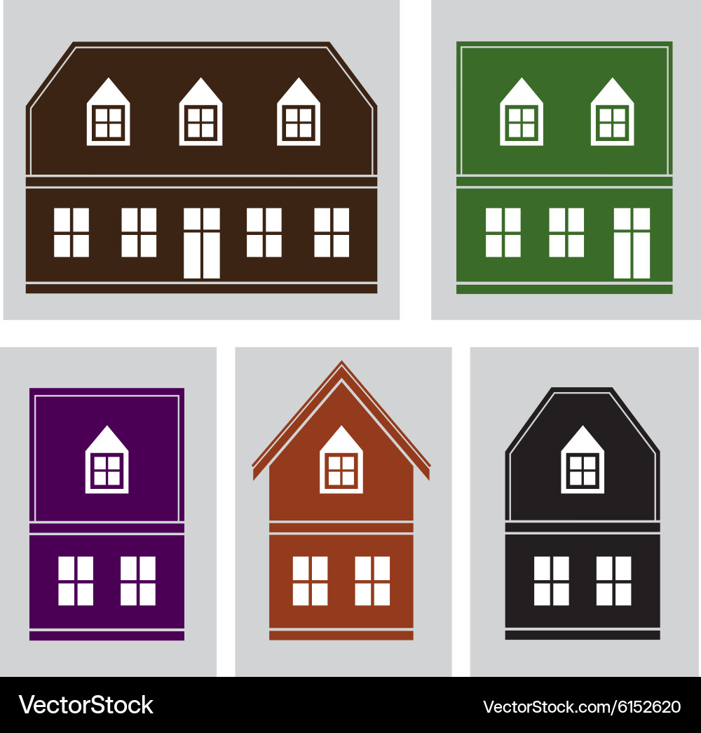 House icon Royalty Free Vector Image - VectorStock