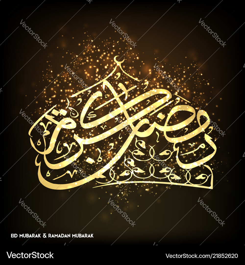 Ramdan kareem elegant design with unique Vector Image
