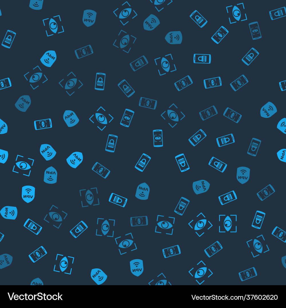 Set eye scan mobile and password shield Set eye scan mobile and password shield vector image