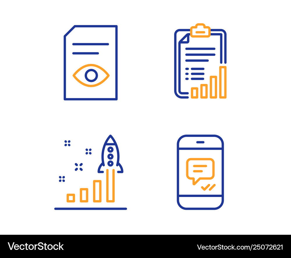 Development plan checklist and view document Development plan checklist and view document vector image