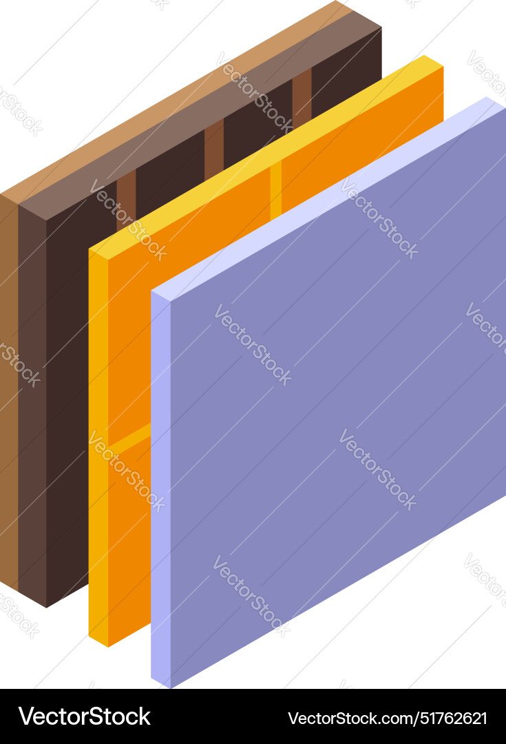 Drywall installing representing building Drywall installing representing building vector image