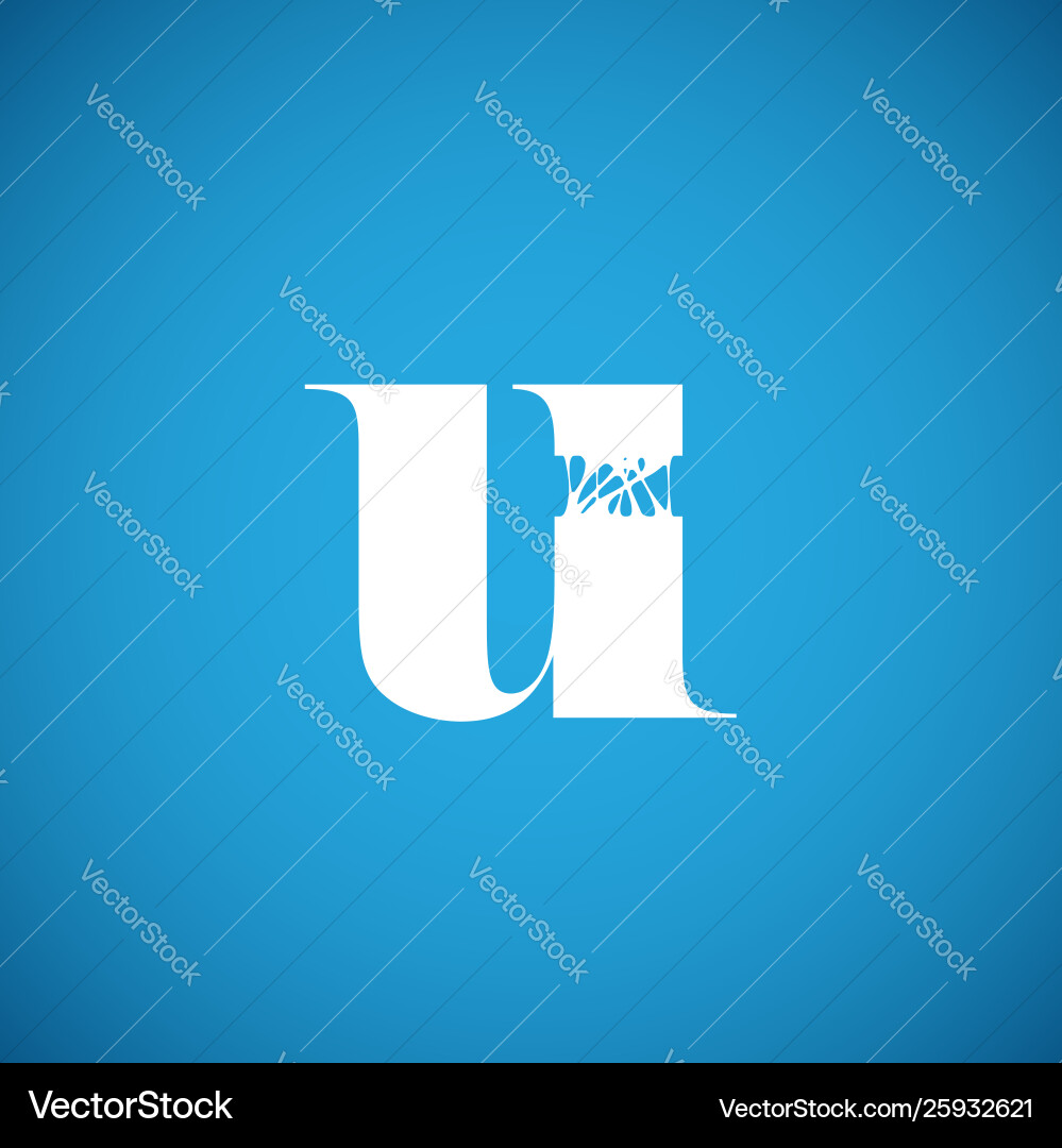 Flexy character from a typeset Vector Image