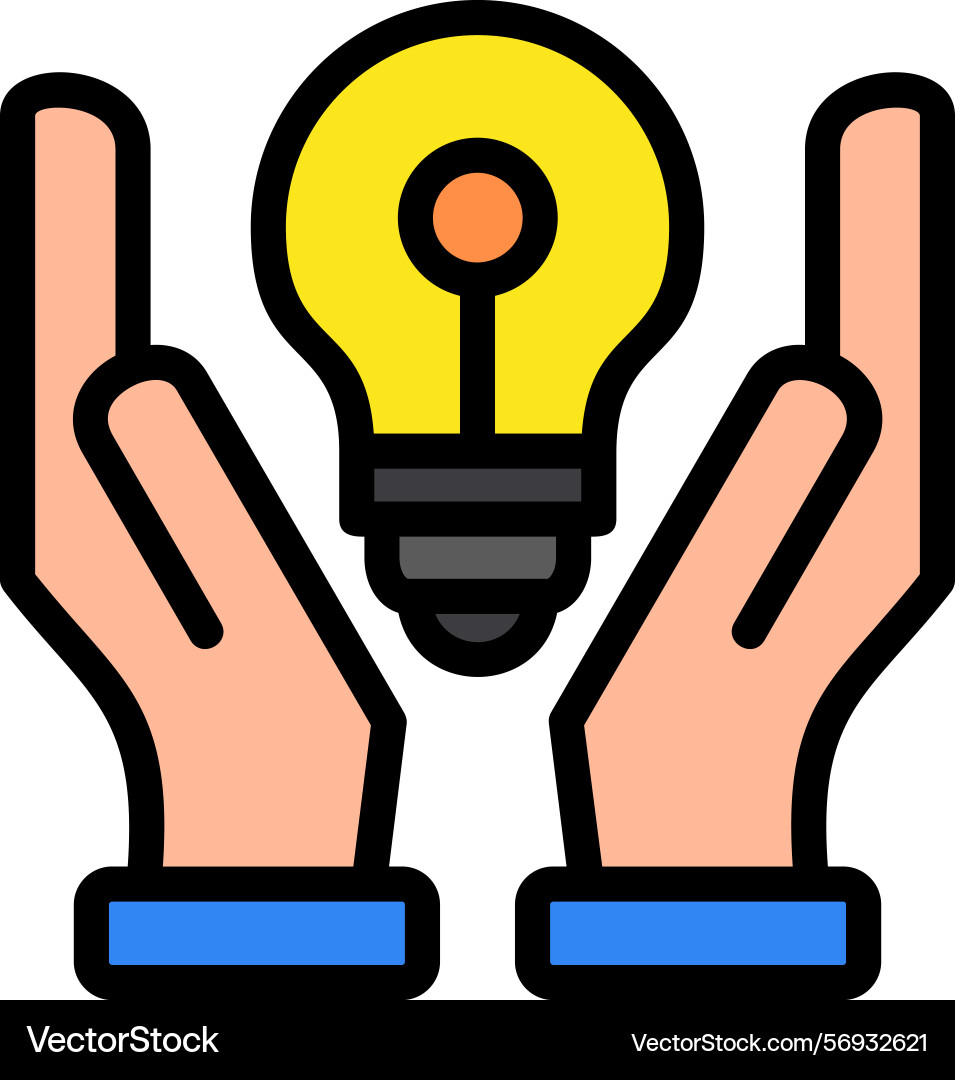 Handling line filled style icon design Vector Image